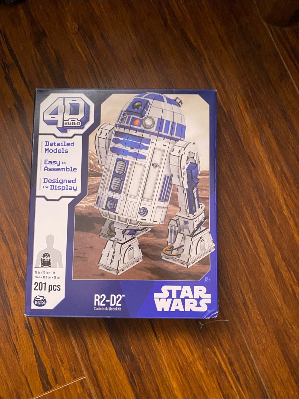 Star Wars R2-D2 Blue & White 201-Piece Cardstock Model Kit